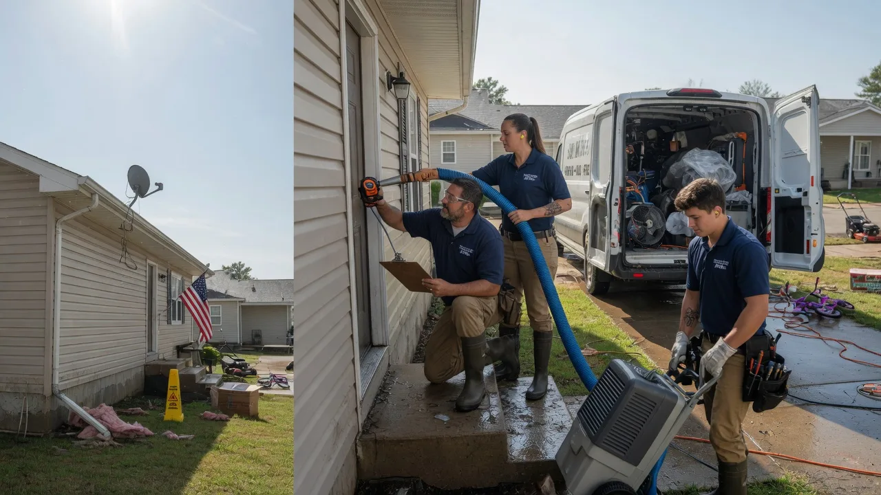 Ceiling Water Damage Restoration in Kirby, AR near me